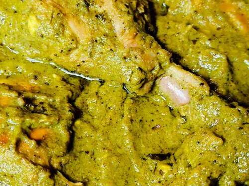 Indian green 2024 curry recipe